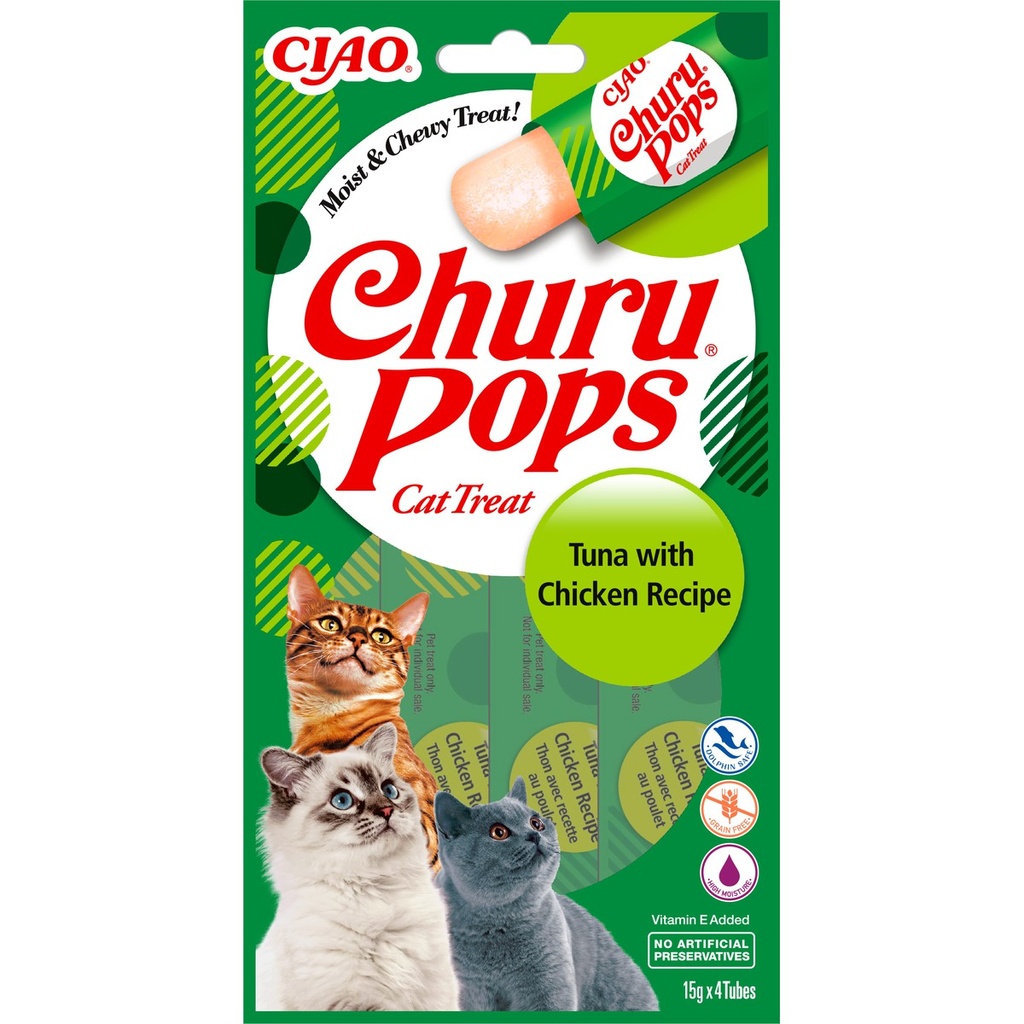 Churu® Pops Thon avec poulet 4 Sticks à 15g