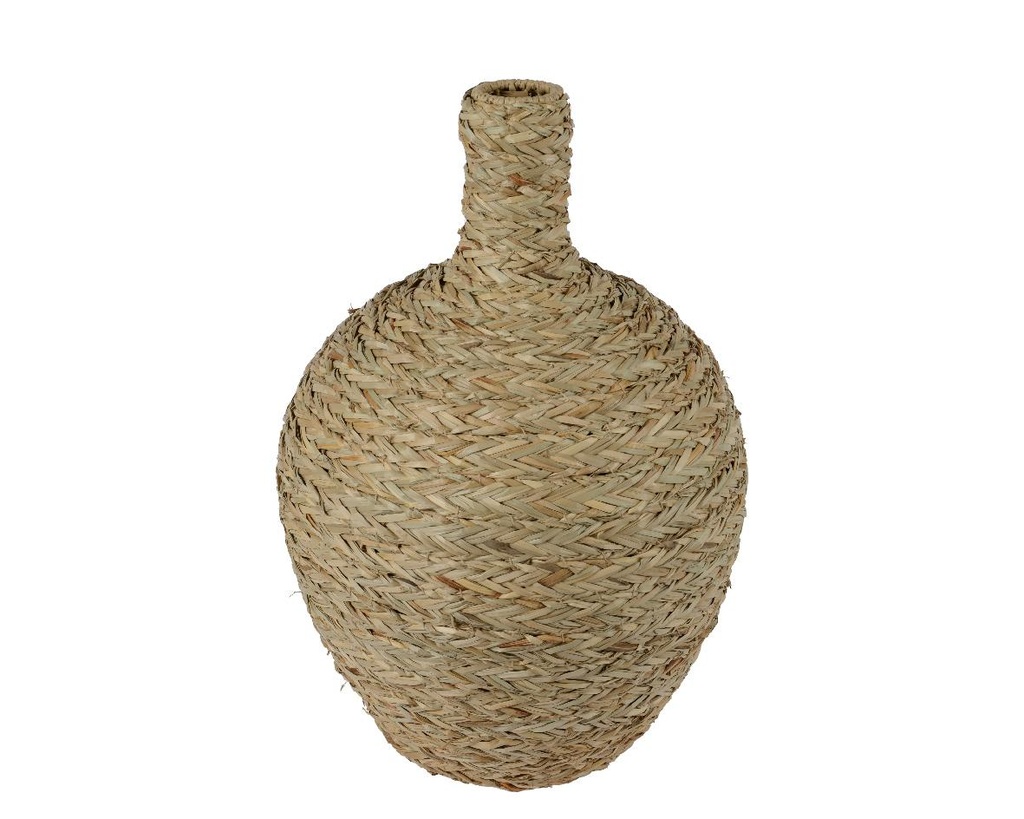 Vase en herbe marine