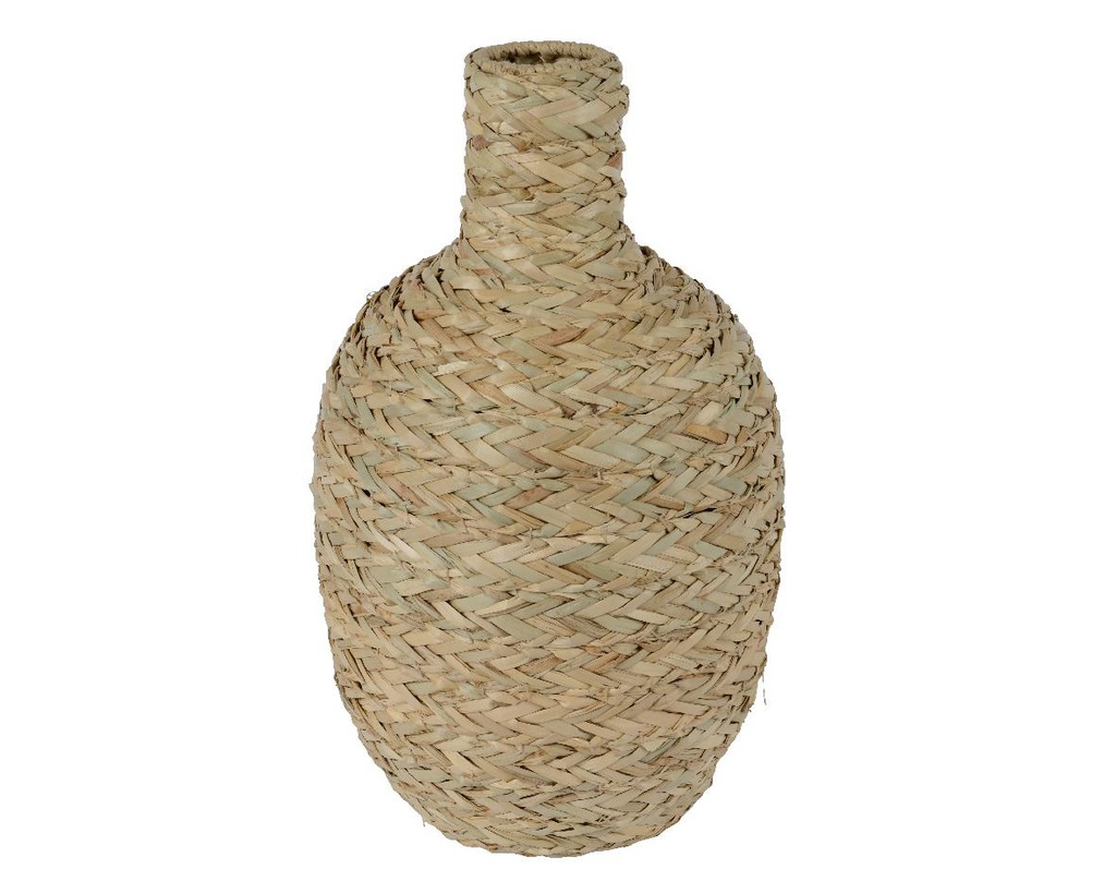 Vase en herbe marine