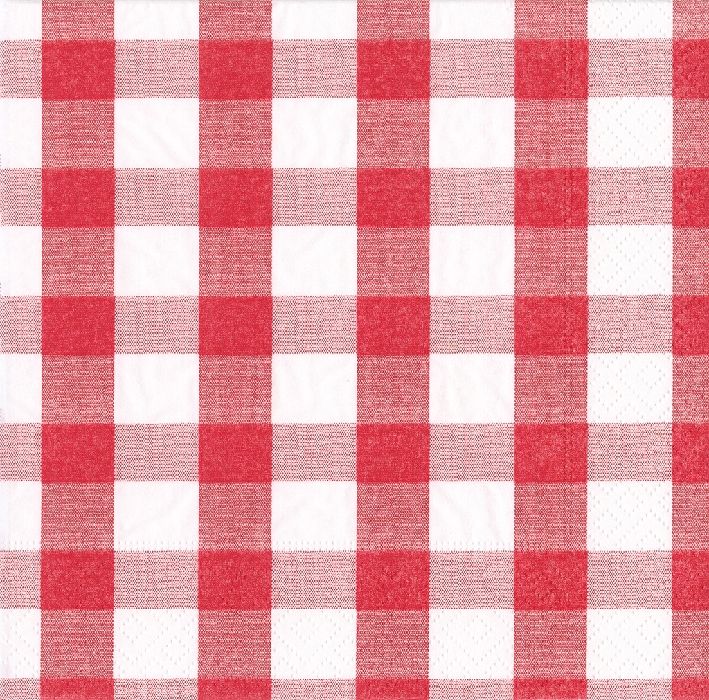 Serviettes Cocktail Gingham