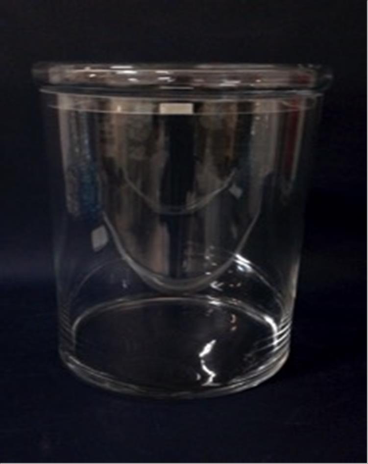 Photophore cylindrique bord rond