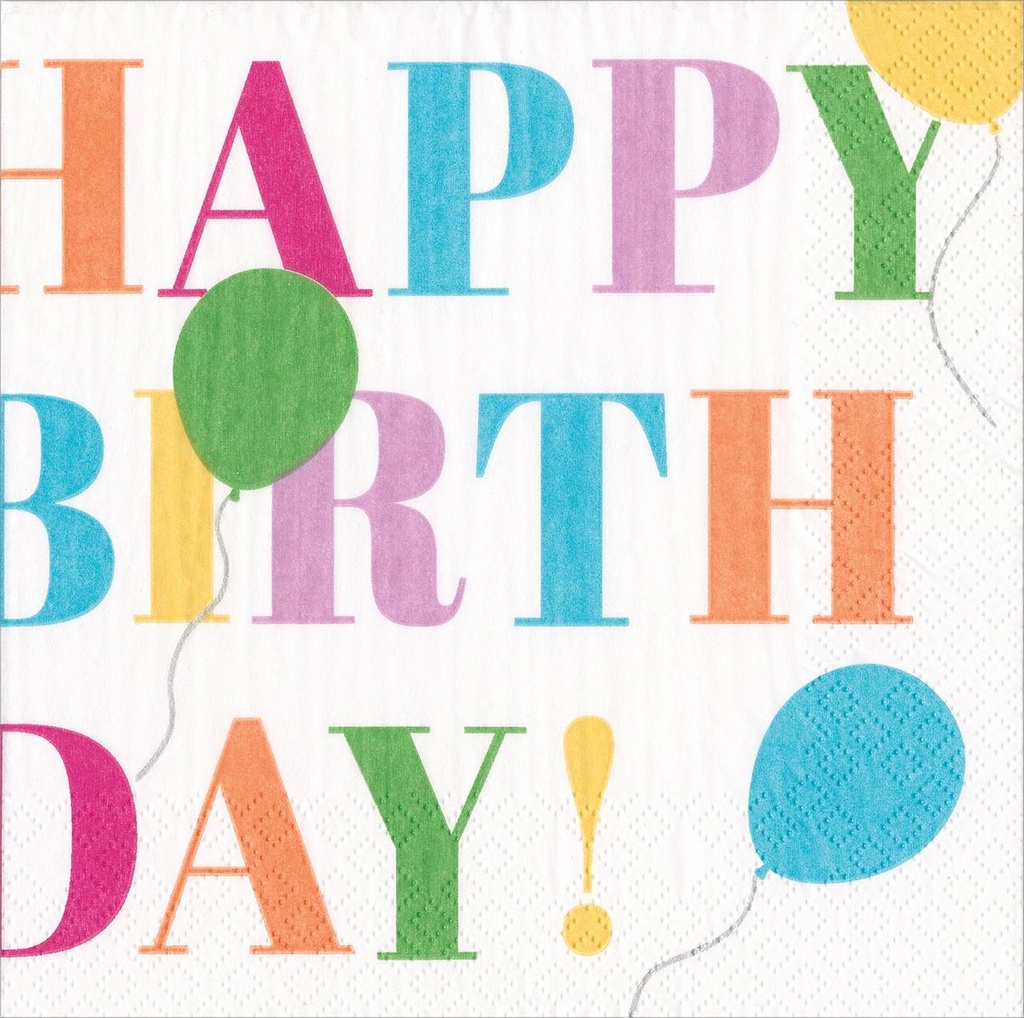 Serviette Lunch Birthday surprise