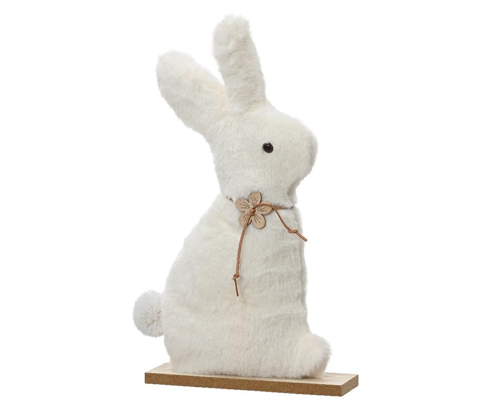 Lapin blanc à poser