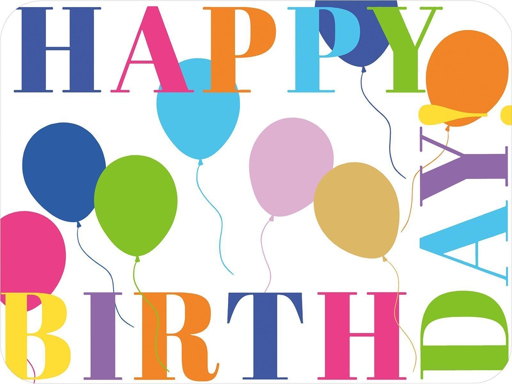 Sets de table papier, White Birthday Surprise