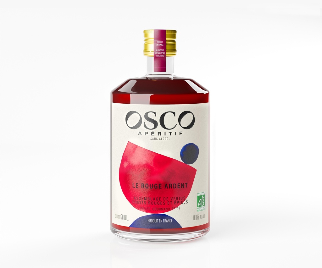 Osco Le Rouge Ardent Bio, Apéritif Sans Alcool