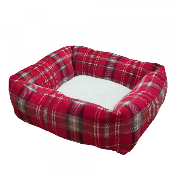 Corbeille Noel Flokon rouge S