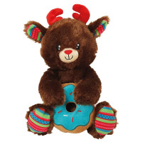 Jouet chien ours Noël donut