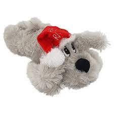 Jouet chien de Noël Schlappi gris