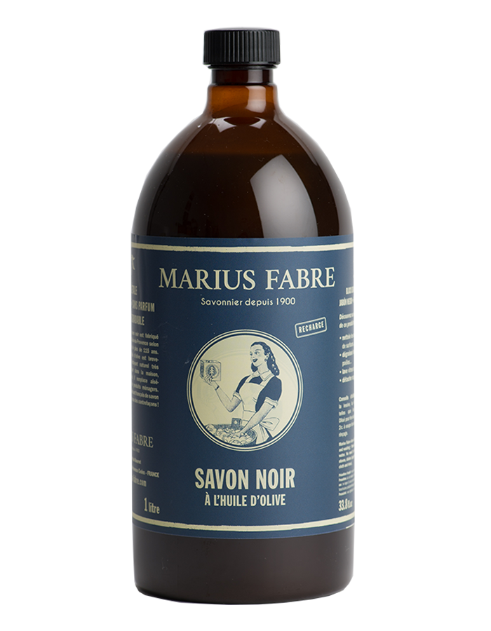 Savon noir liquide à l’huile d’olive recharge de 1l