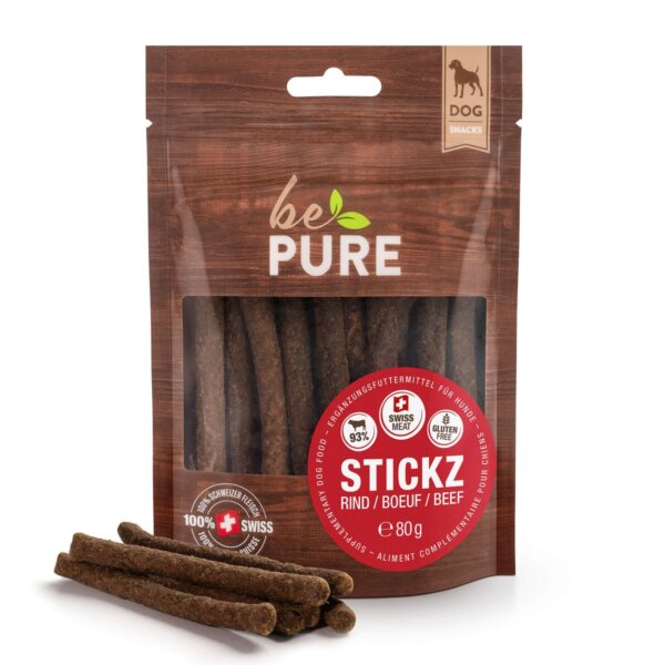 BePure Stickz bœuf 80g