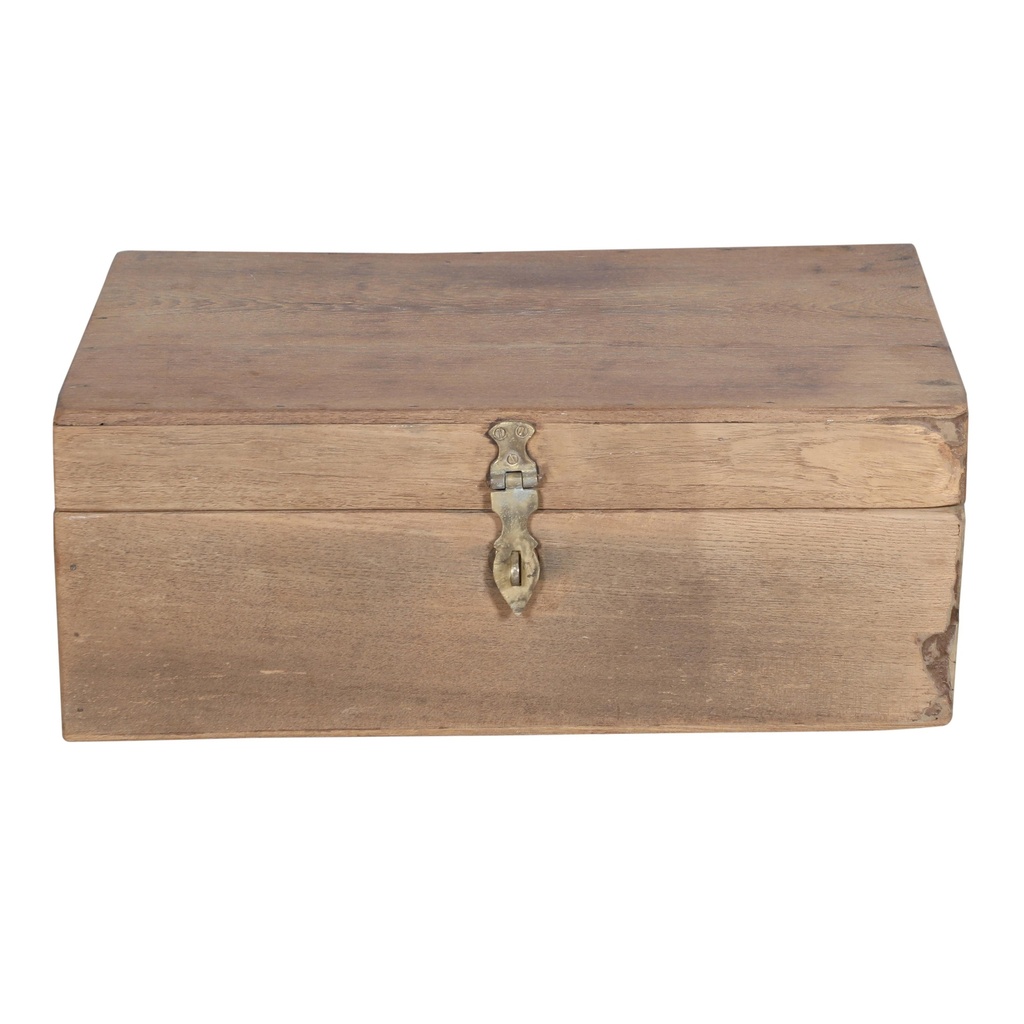 Coffre en teck ancien du Bengal