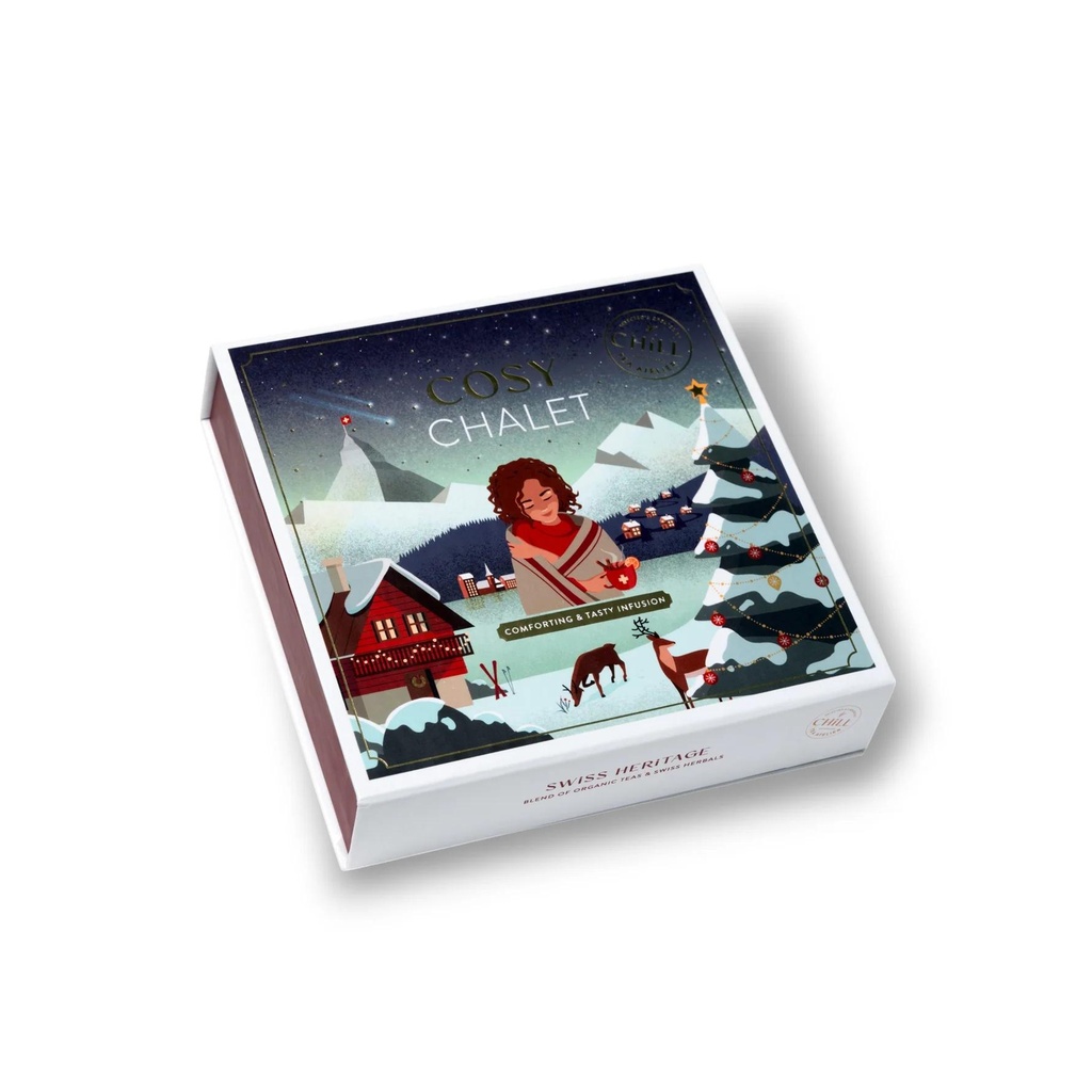 Coffret Cosy Chalet: Hibiscus, Mélisse, Cannelle