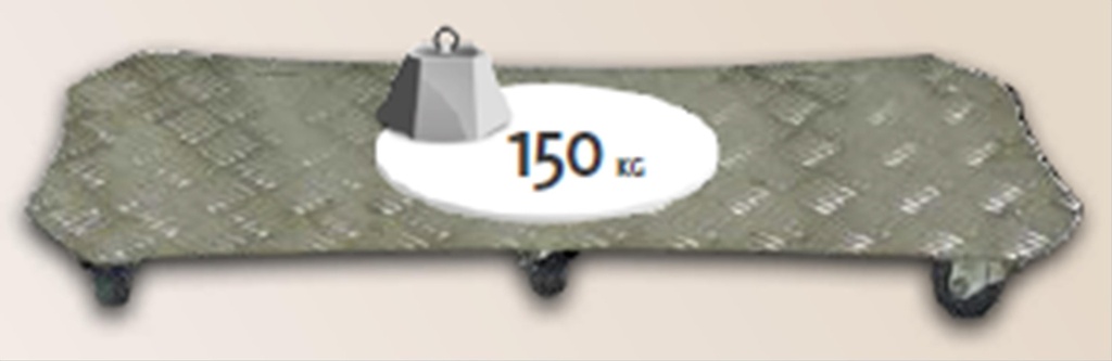 Roule-plantes alu special grand bac