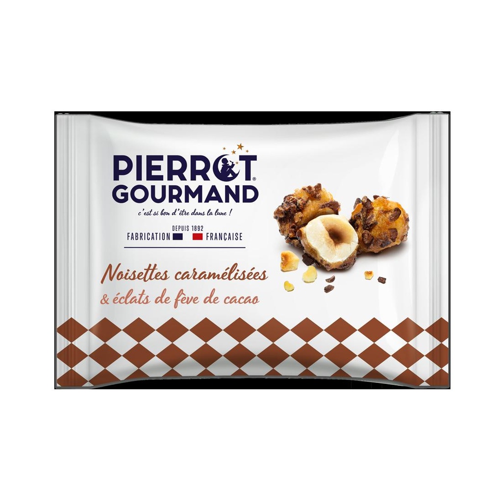 Snack Noisettes caramélisées & Eclats de fèves de Cacao