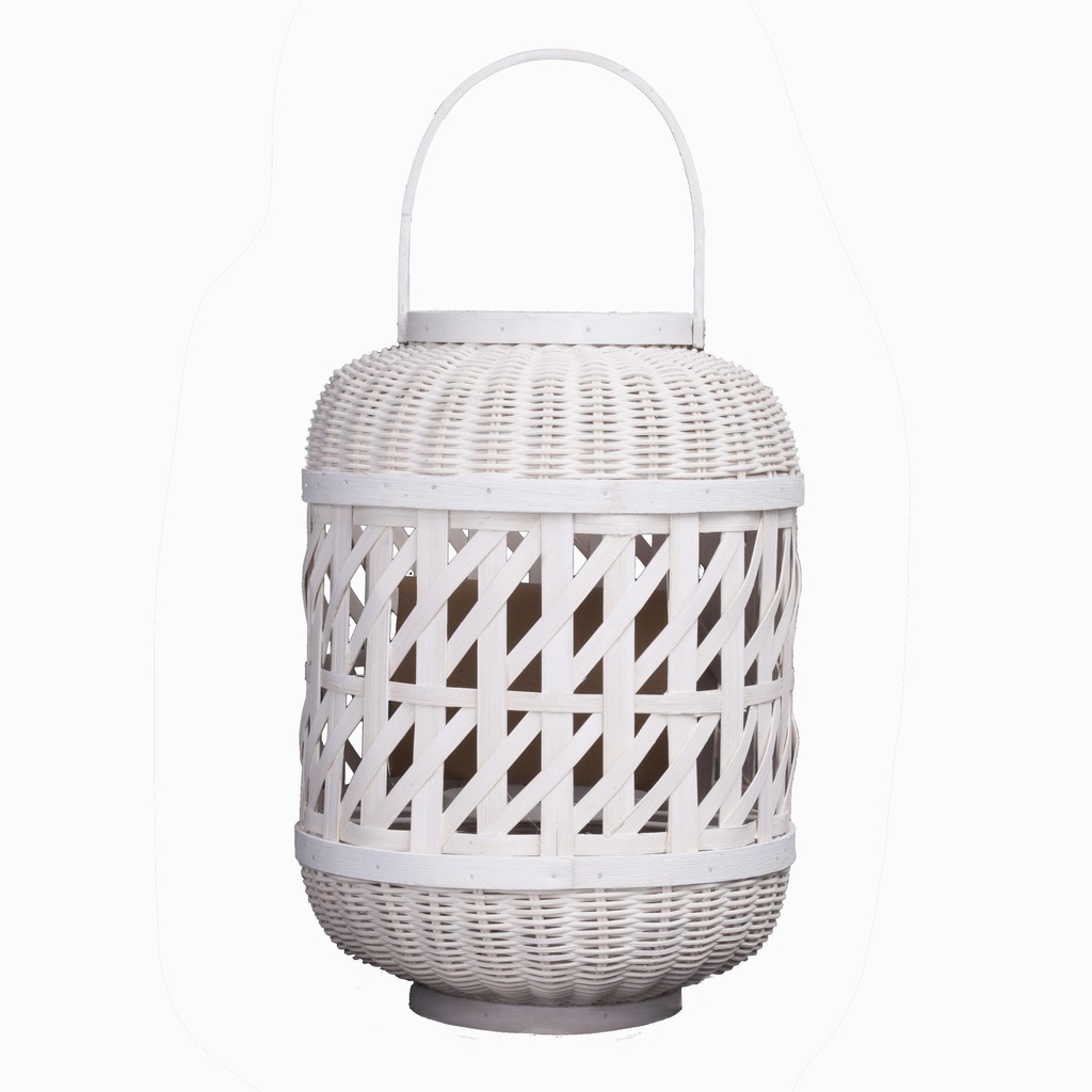 Lanterne Julie en rotin