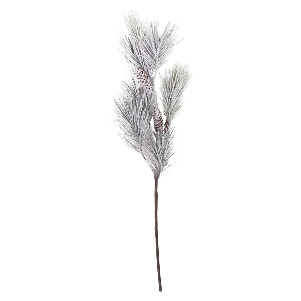 Pin enneigé en branche artificiel