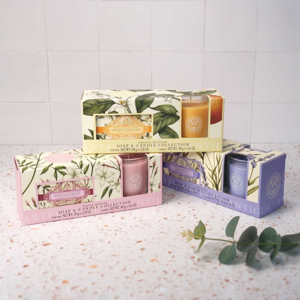 Set Bougie&Savon White Jasmine
