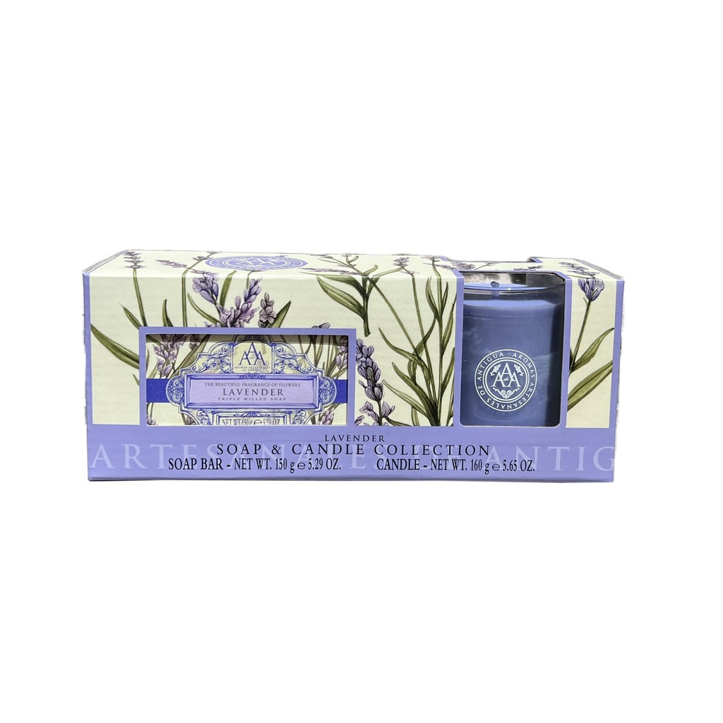 Set Bougie&Savon Lavender