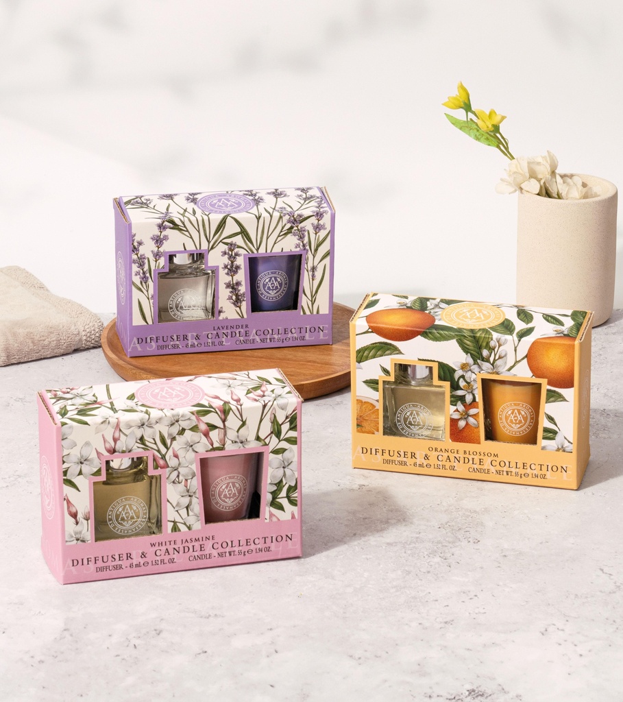 Set Bougie&Diffuseur Orange Blossom