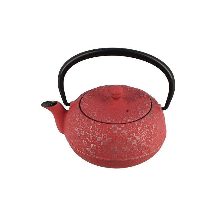 Théière fonte av. filtre inox