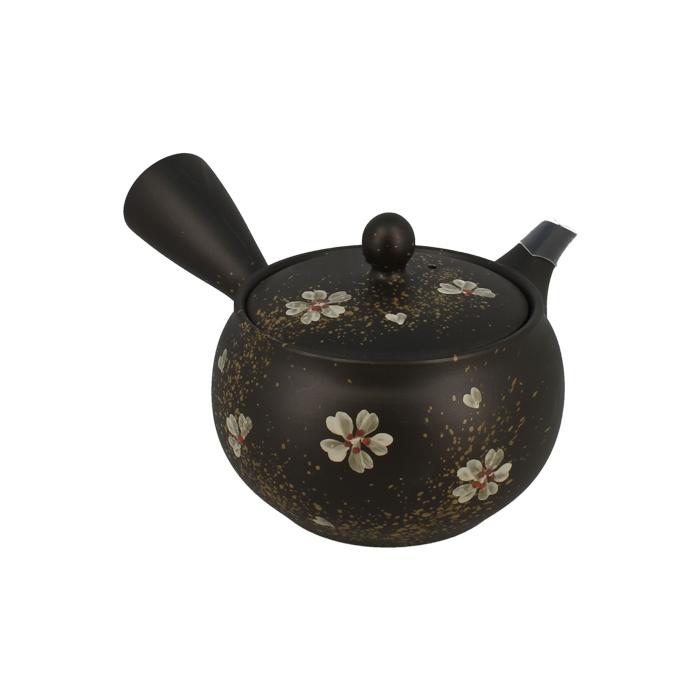 Théière en céramique Tokoname, gris foncé