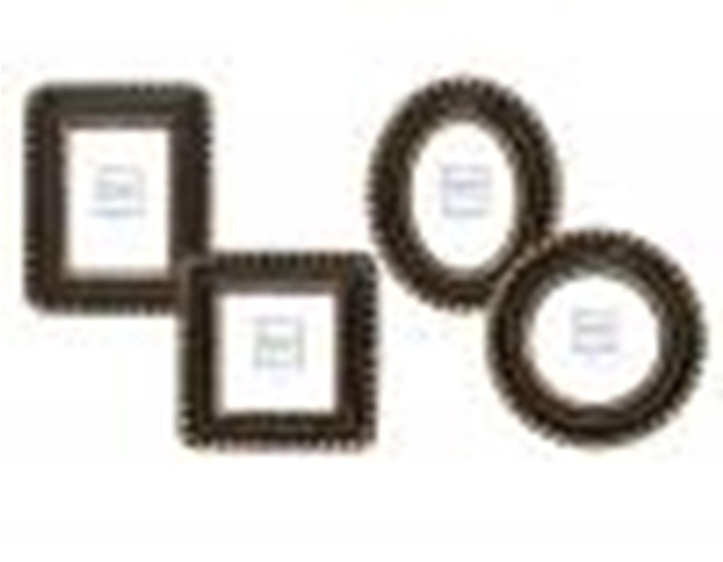 Mini cadre noir patiné 368TTT-0