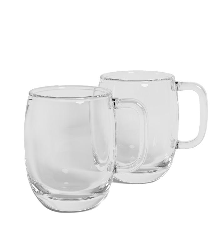 Duo de tasses transparentes