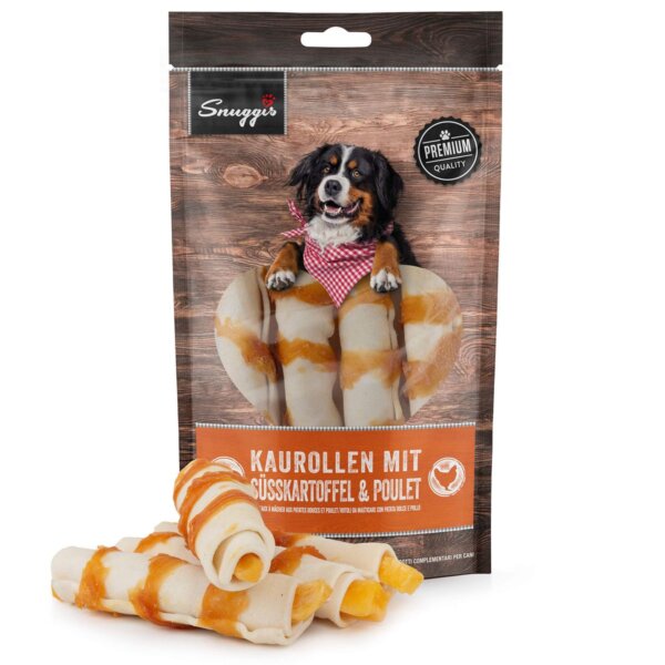 Snuggis Rouleaux à mâcher aux patates douces et poulet 135g
