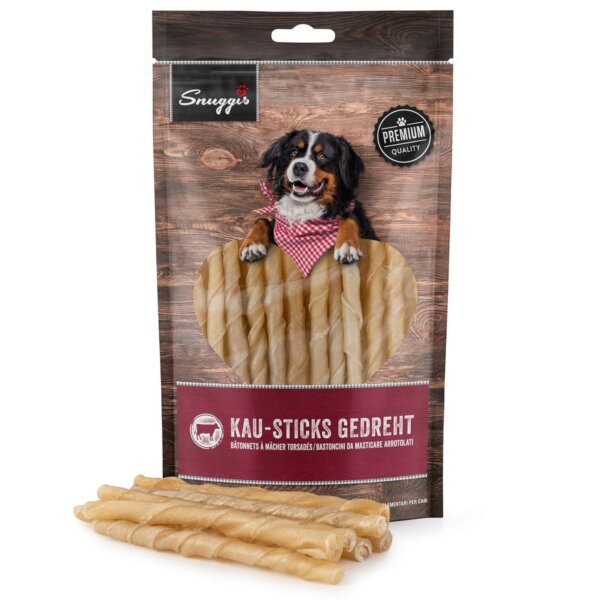 Snuggis Bâtonnets à mâcher torsadés 12cm 240g