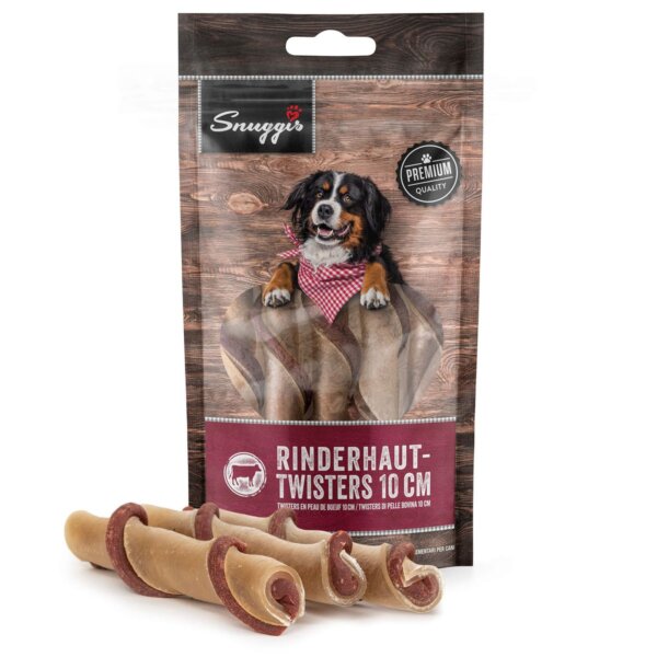 Snuggis Twisters en peau de bœuf 10?cm 100g