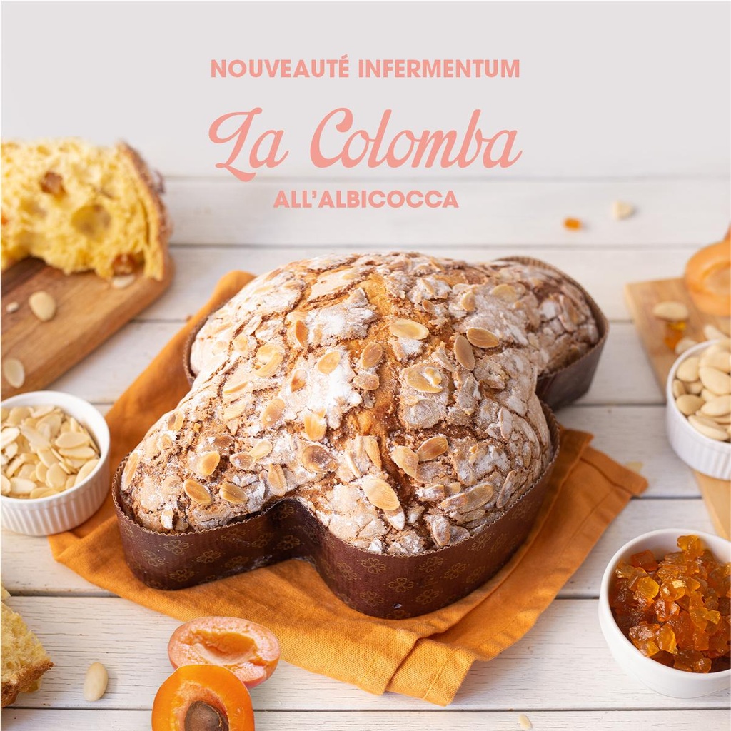 Colombe de Pâques à l'Abricot Infermentum