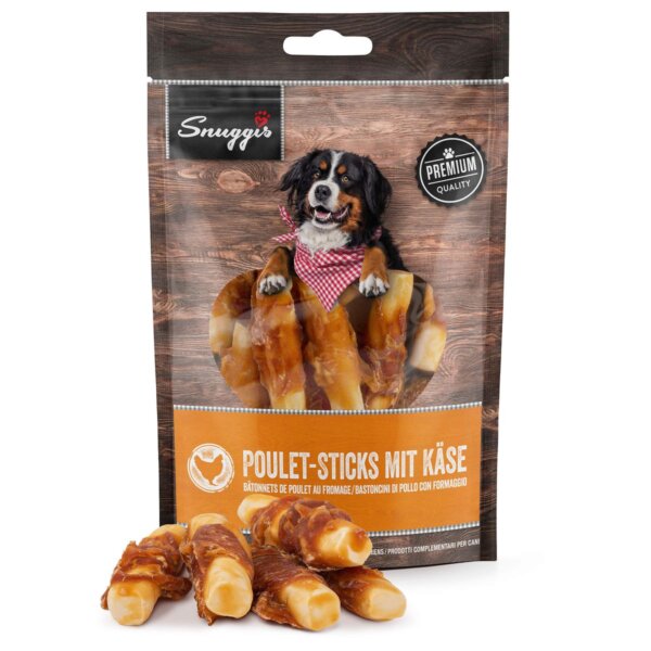 Snuggis Bâtonnets de poulet au fromage 100g