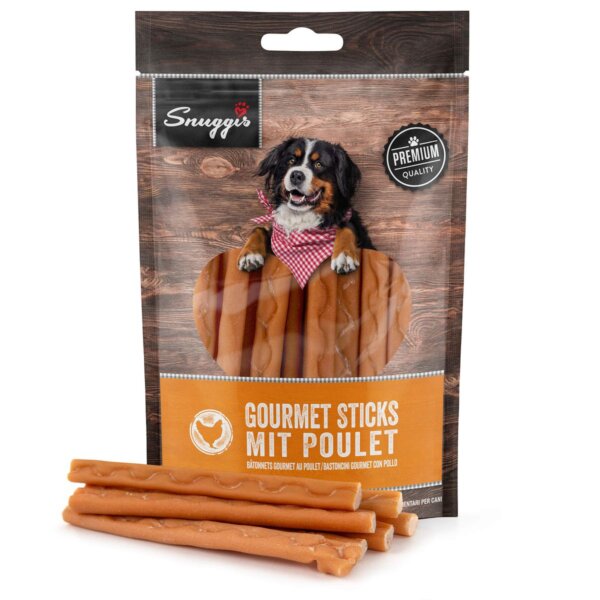 Snuggis Bâtonnets gourmet au poulet 12 pces 100g