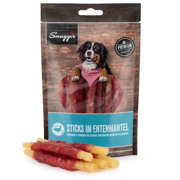 Snuggis Snuggis Bâtonnets enrobés de canard 100g