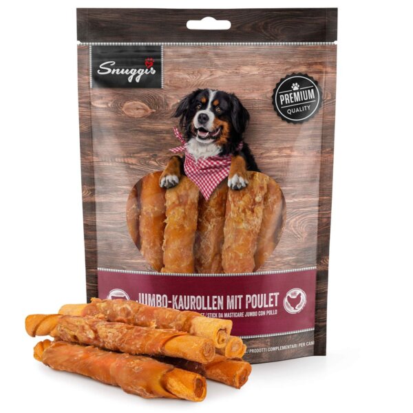 Snuggis Rouleau à mâcher jumbo au poulet 315g