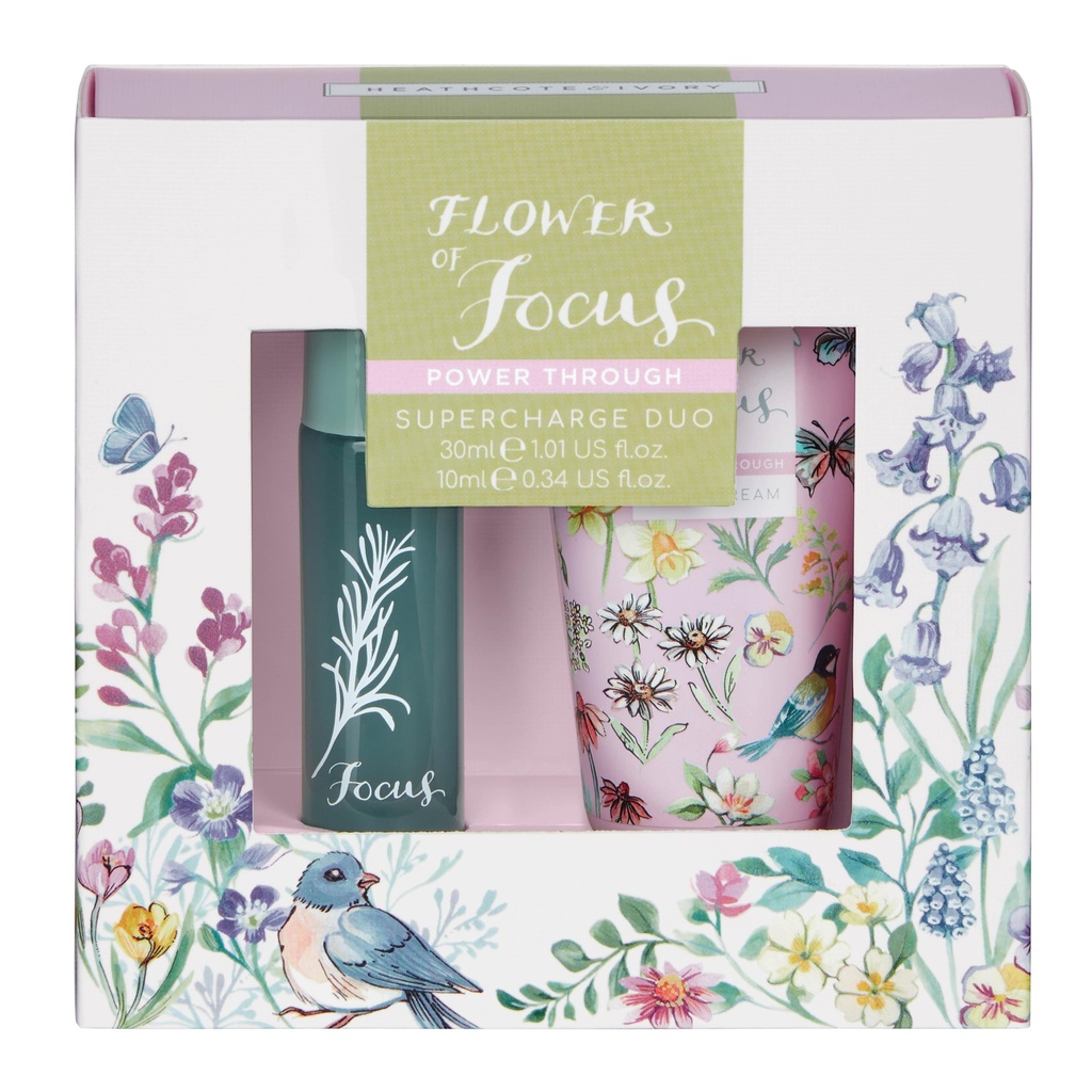 Duo Crème mains & Gel parfumé FLOWER OF FOCUS