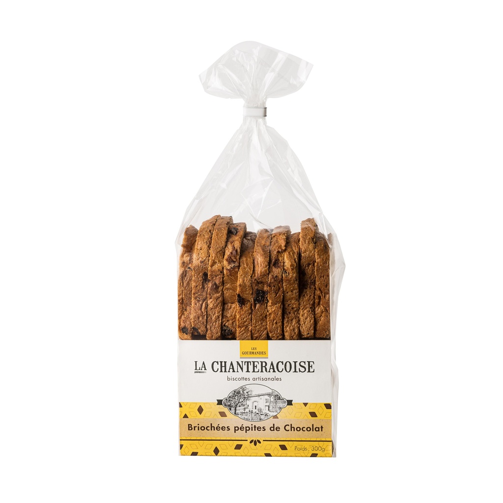 Biscottes gourmandes briochées chocolat