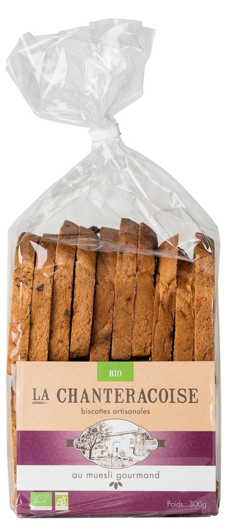 Biscottes bio muesli gourmand