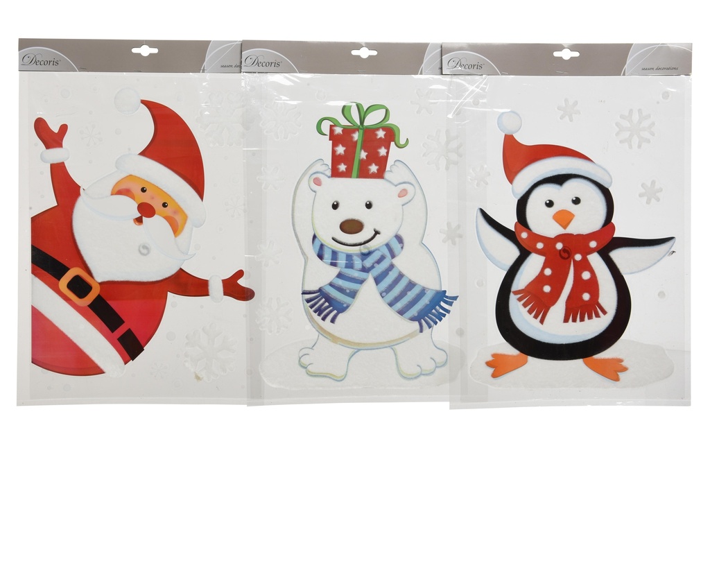 Autocollant de Noël pour fenêtre couleur