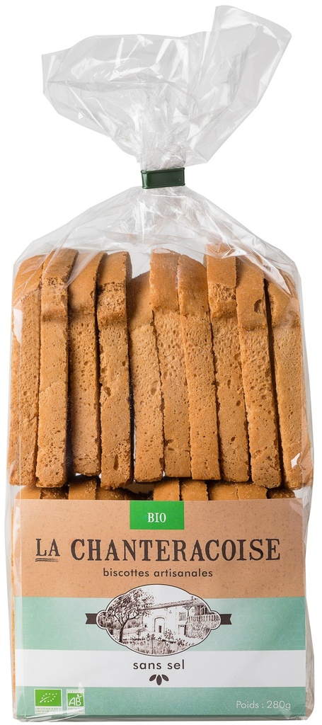 Biscottes bio sans sel