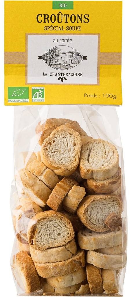 Croutons bio Comté