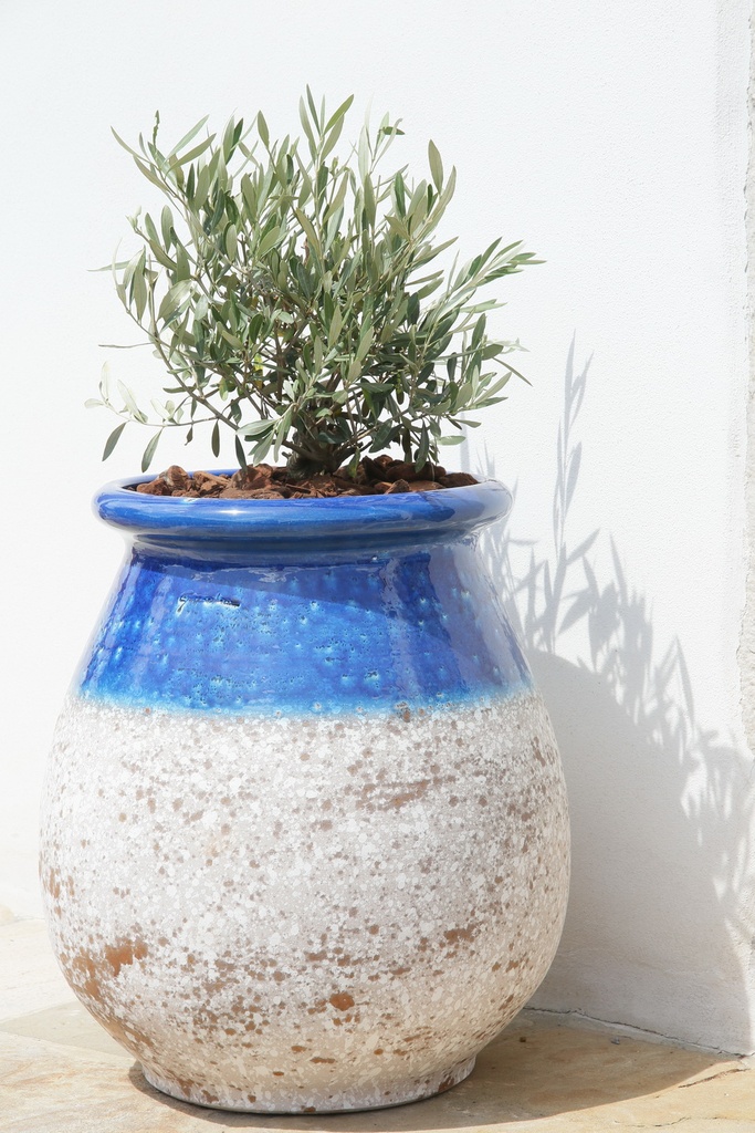 Jarre Provencale 40 cm Emaillee Col