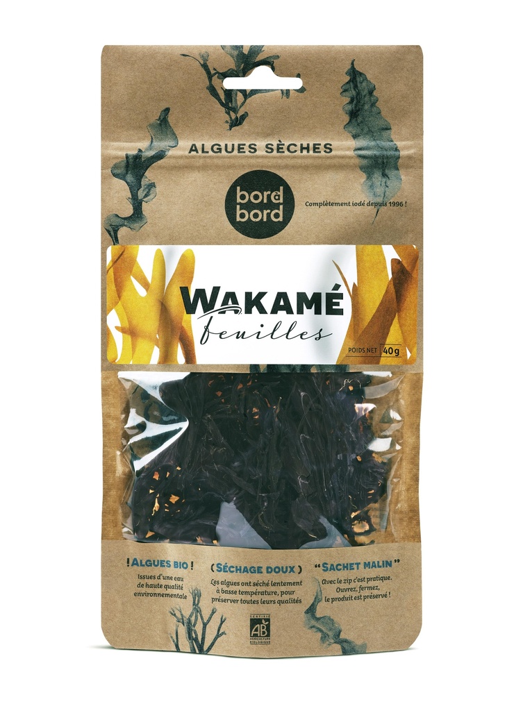 Wakamé feuilles BIO 1068