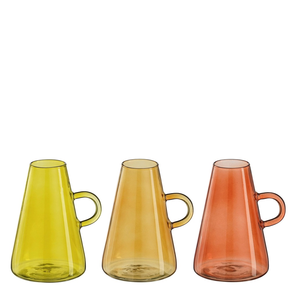 Vase Sarita en verre coloré