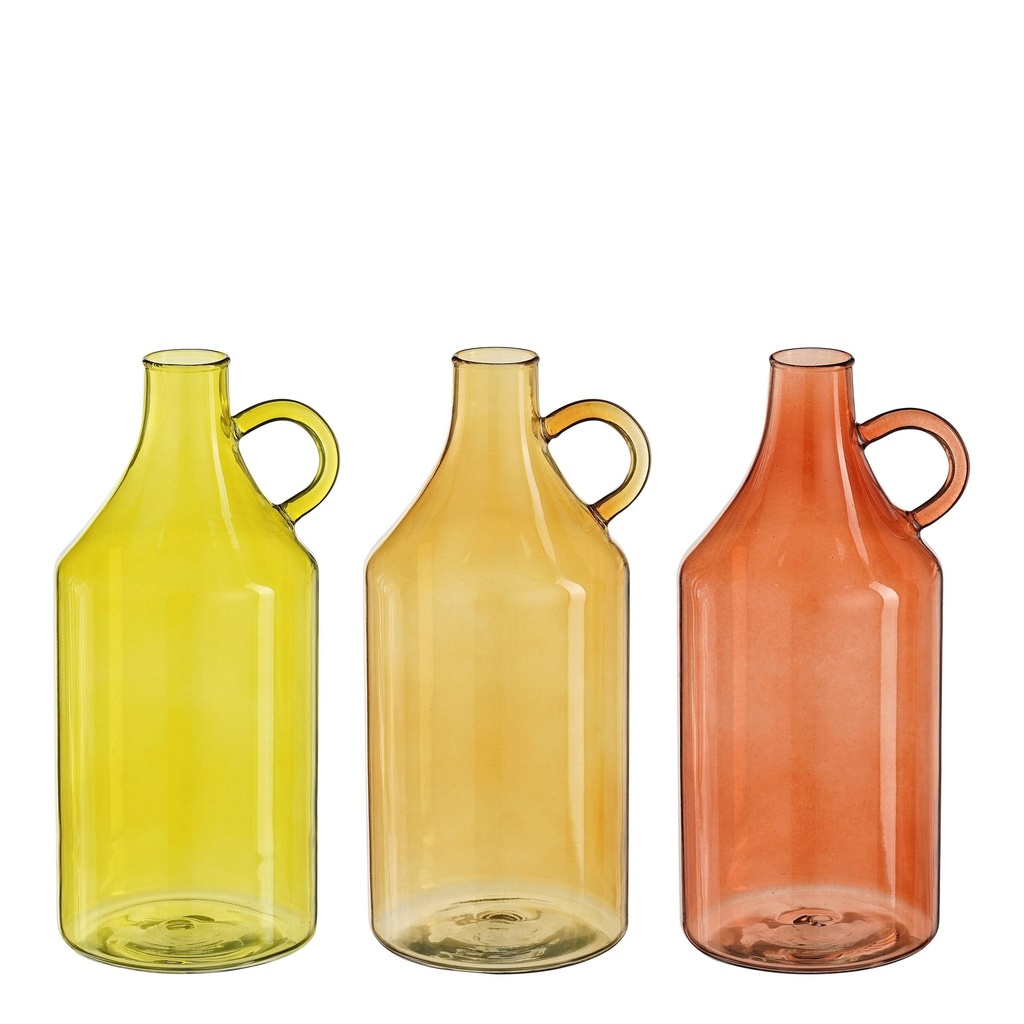 Vase Sarita en verre coloré