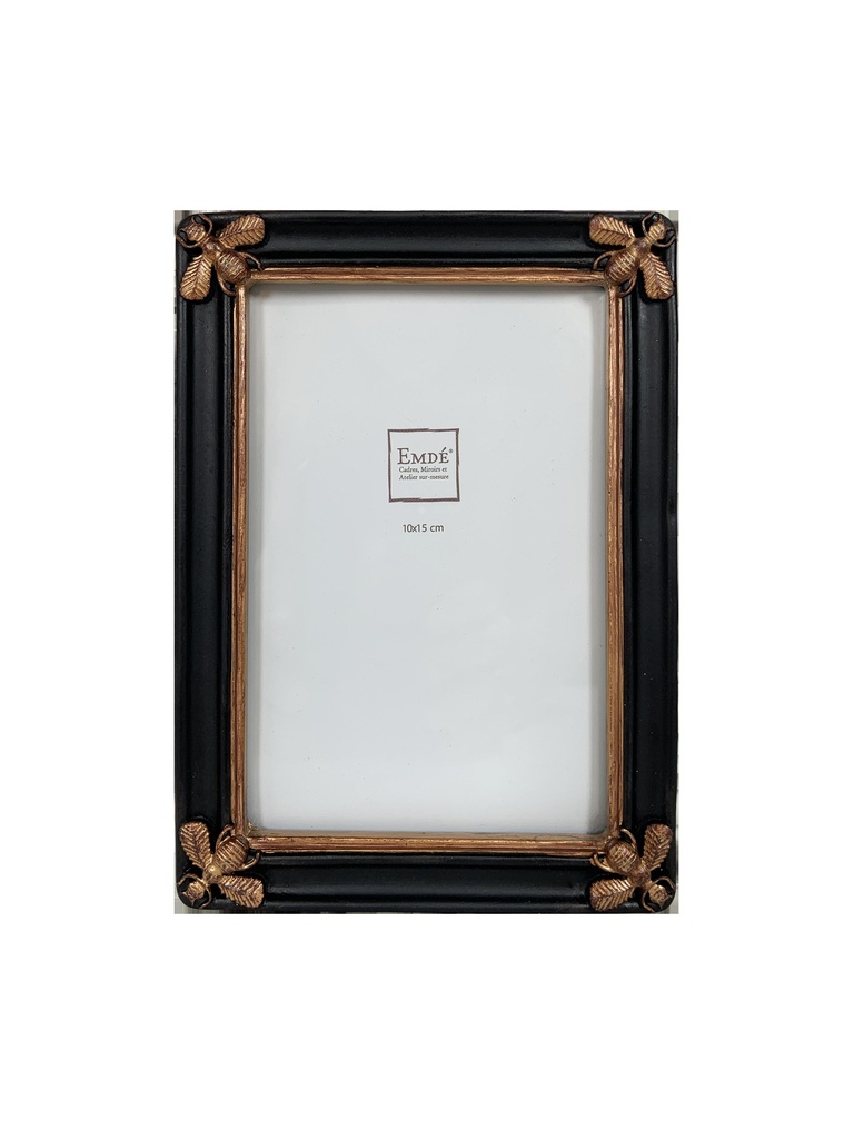 CADRE ABEILLES NOIR DORE 311T15-0