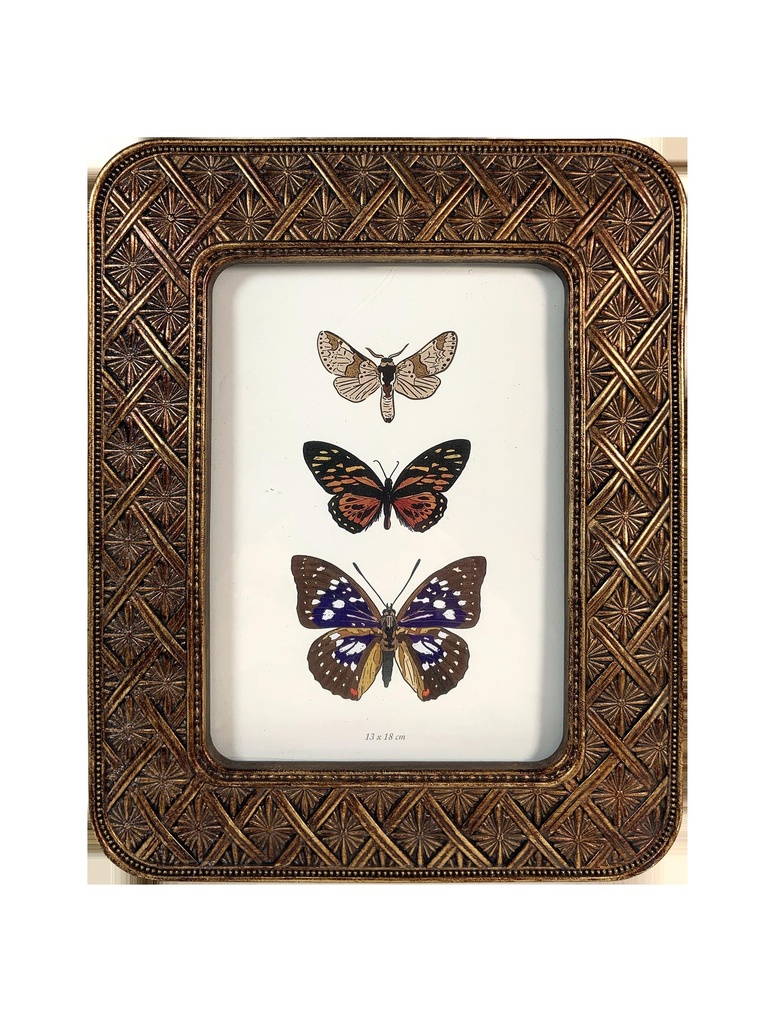 CADRE CROISILLONS DORE VIEILLI 315T18-0