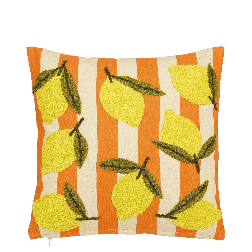 Coussin Citron carré