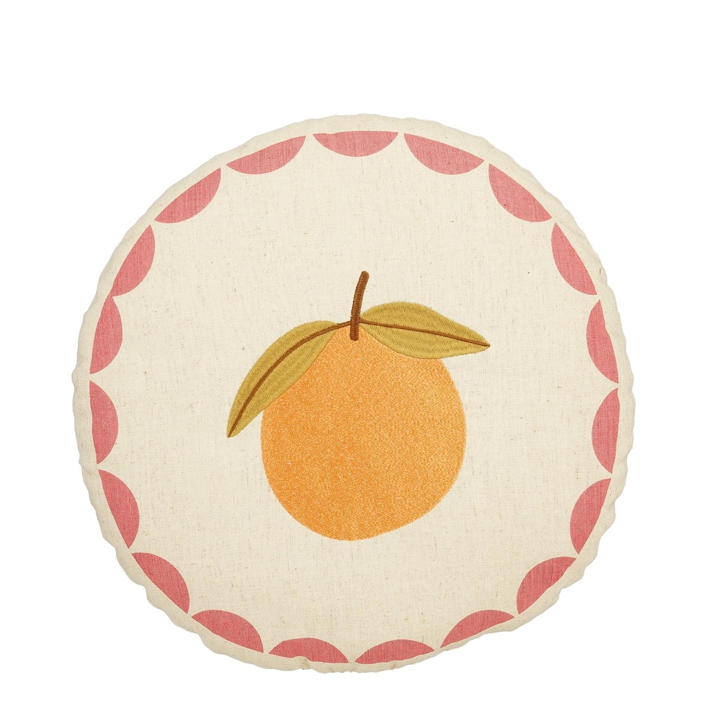 Coussin Orange rond