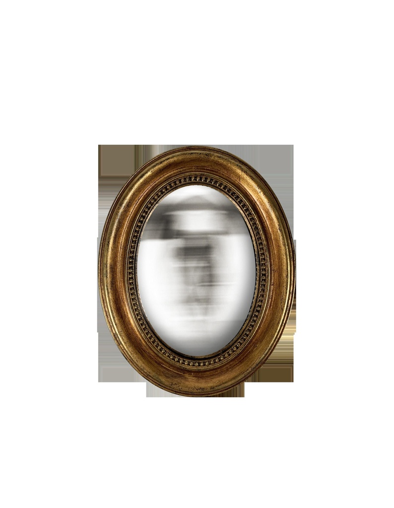 MIROIR CONVEXE OVALE PERLE GO120OT24-0